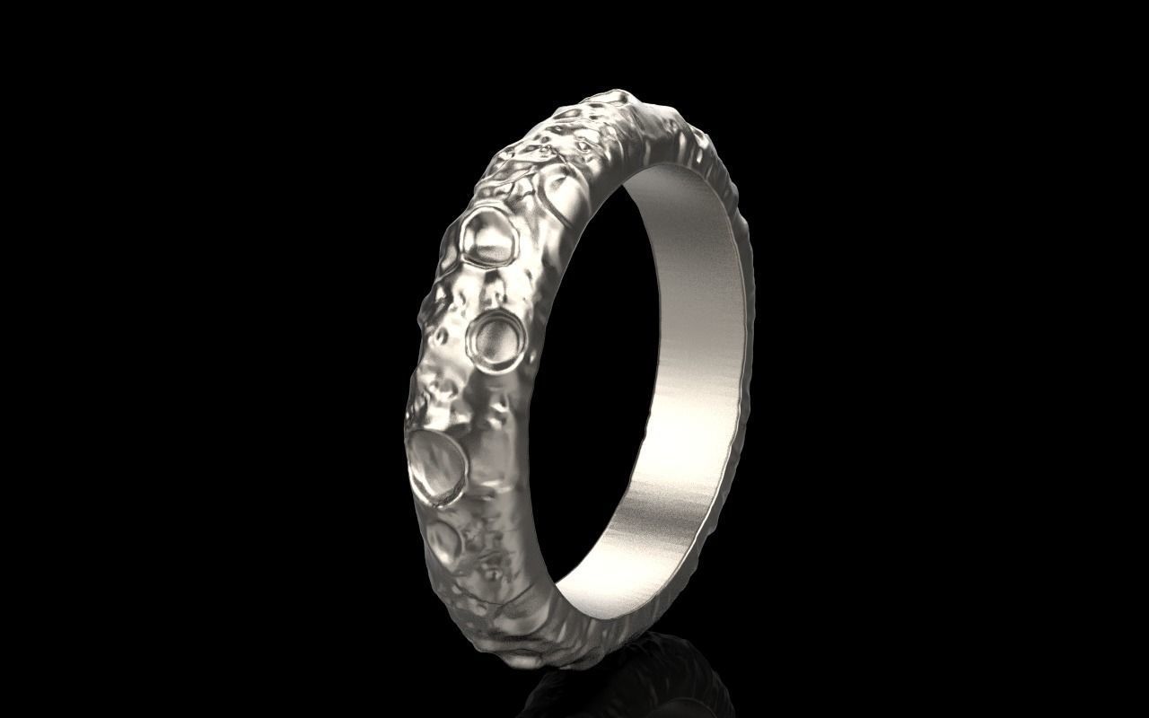 moon ring model 823 3D print model_34