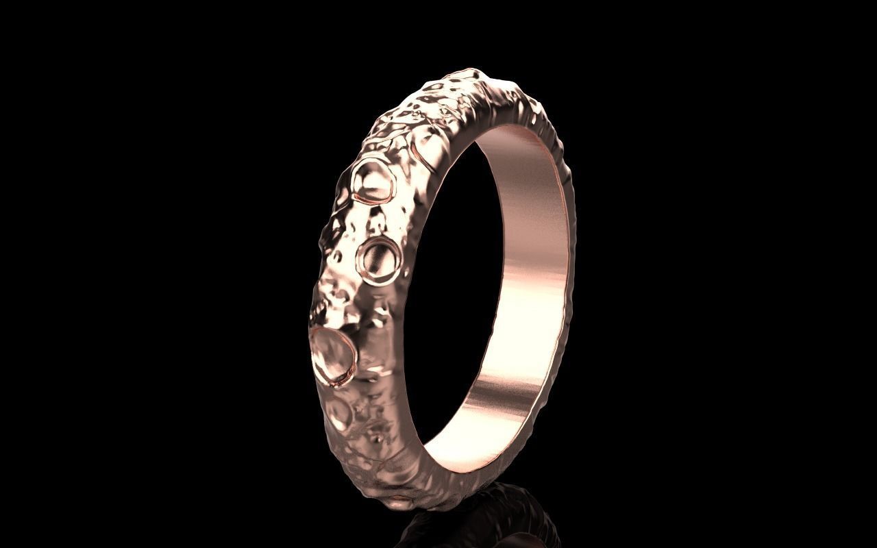 moon ring model 823 3D print model_35
