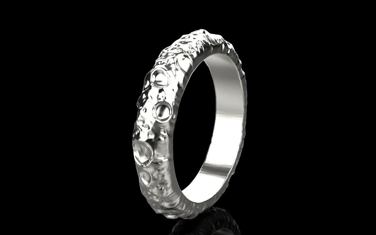 moon ring model 823 3D print model_36
