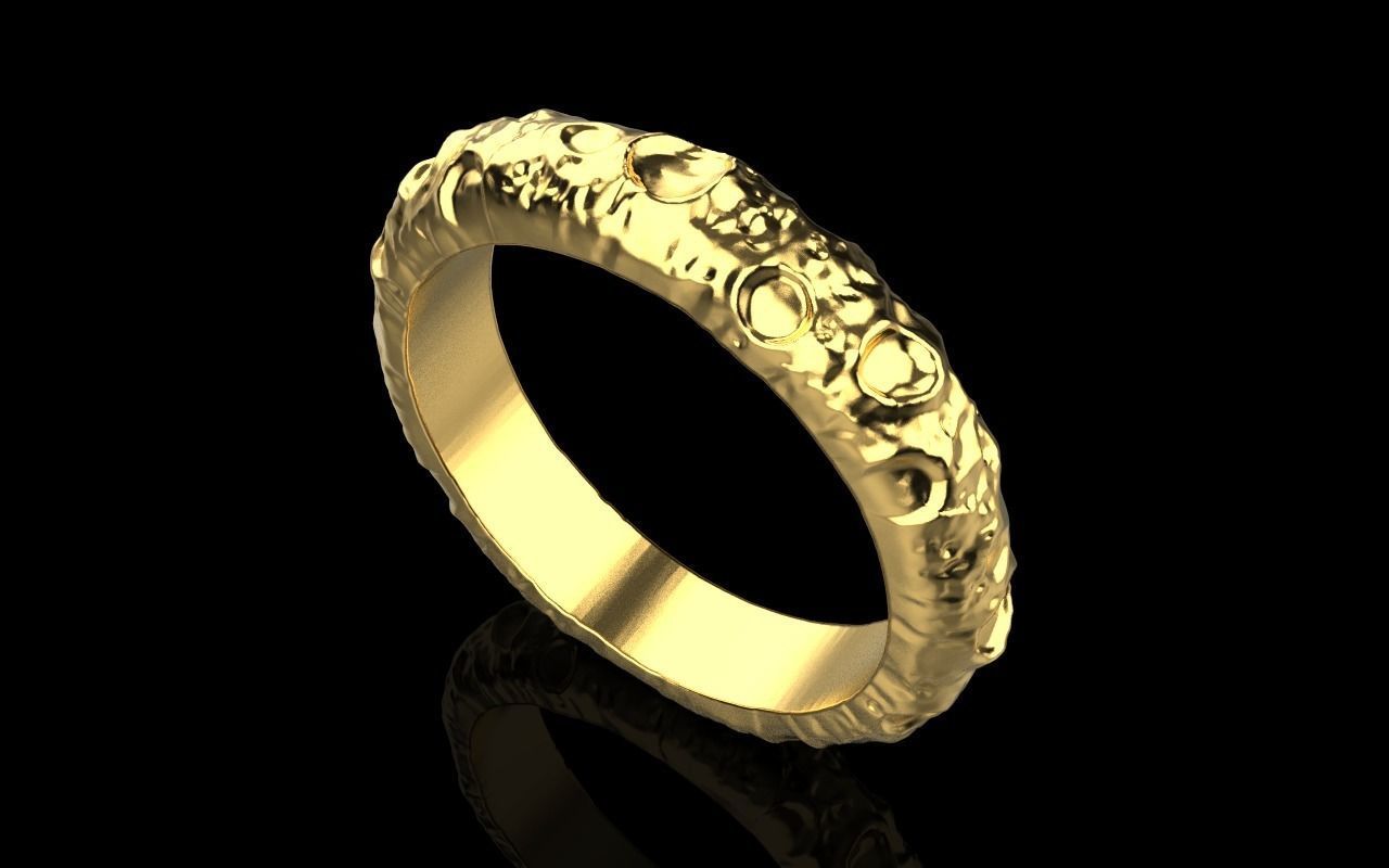 moon ring model 823 3D print model_20