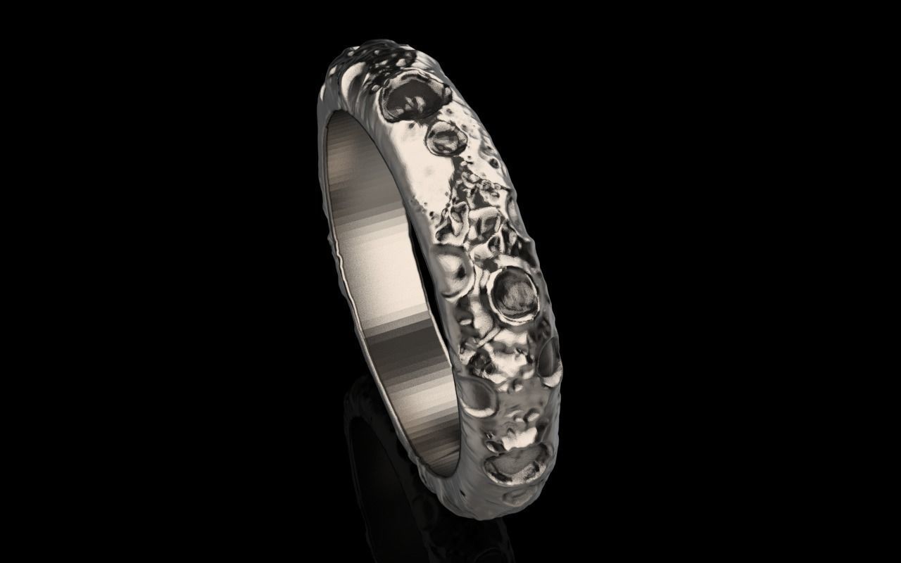 moon ring model 823 3D print model_19