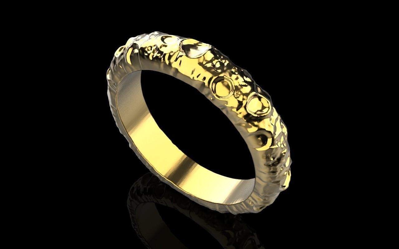 moon ring model 823 3D print model_25