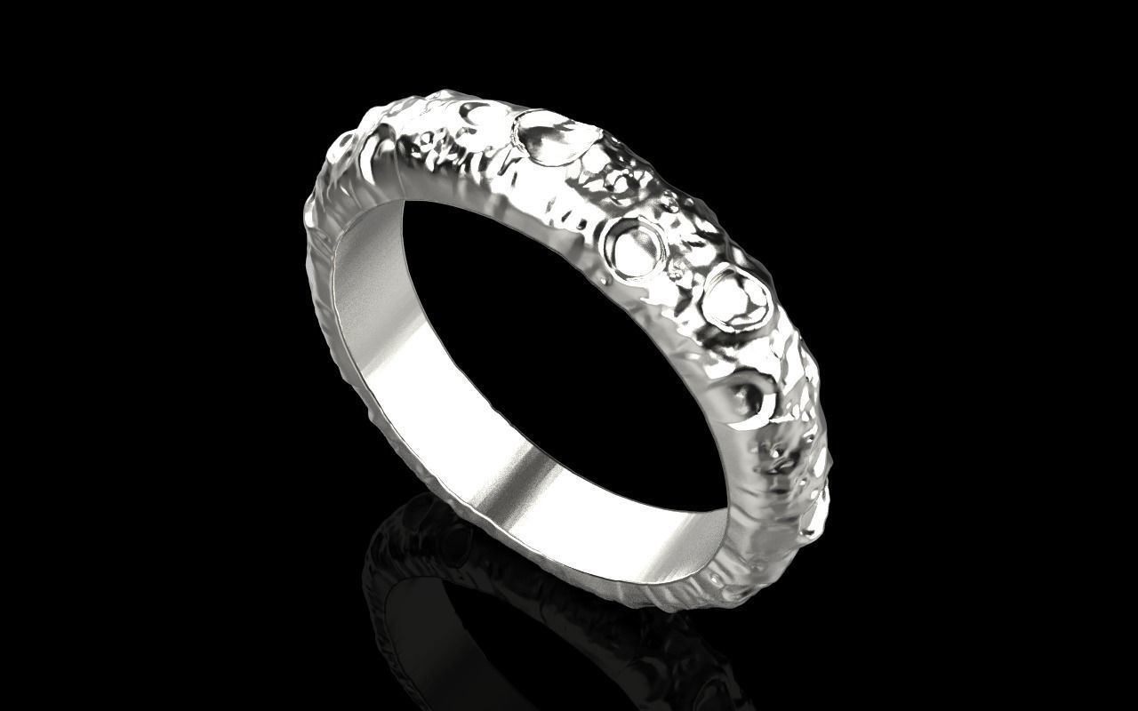 moon ring model 823 3D print model_24