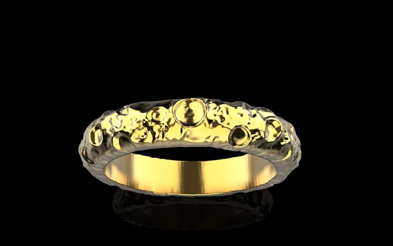 moon ring model 823 3D print model_26