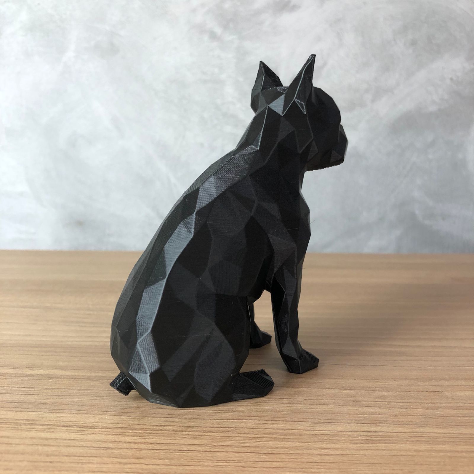 Low Poly Boston Terrier 3D print model_6