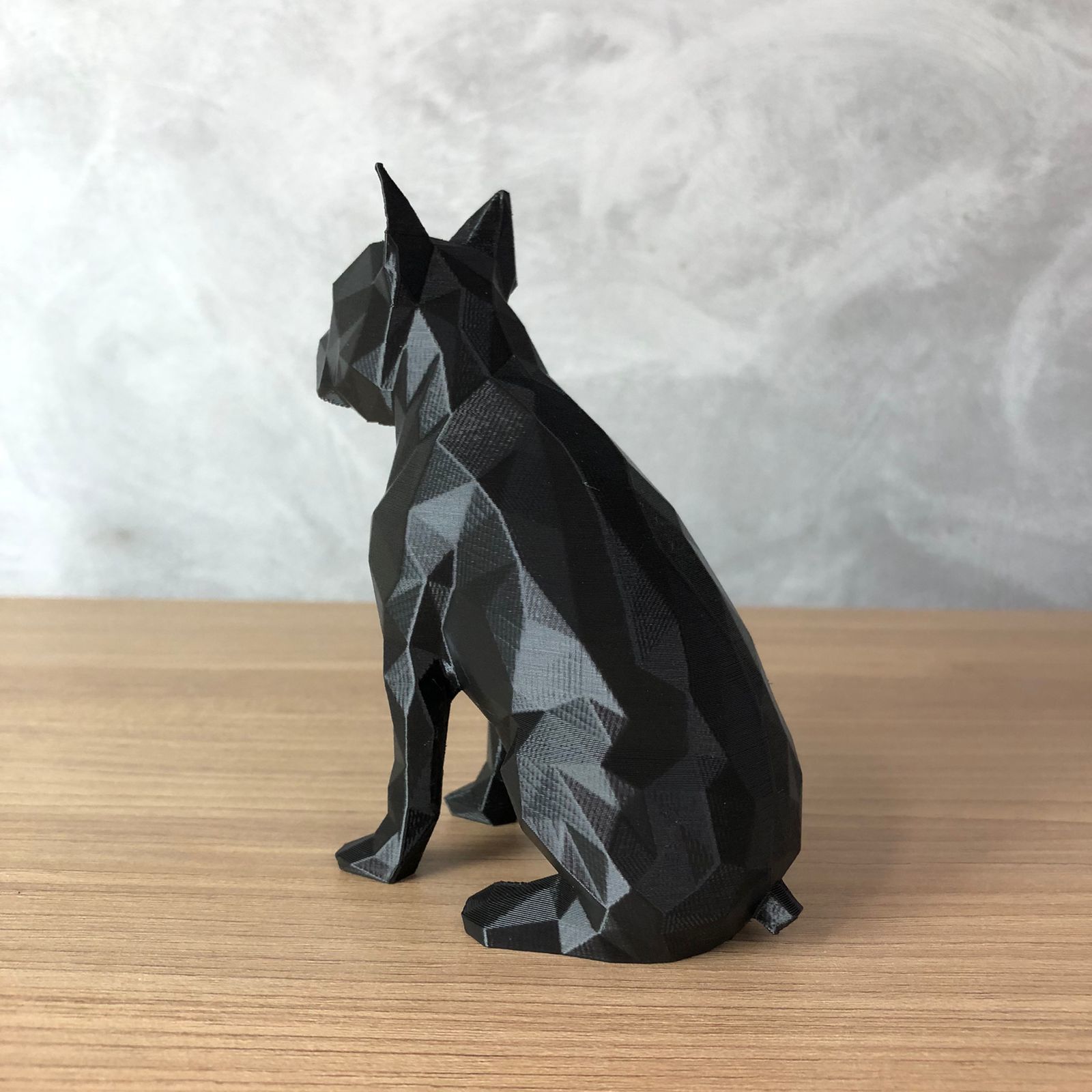 Low Poly Boston Terrier 3D print model_3