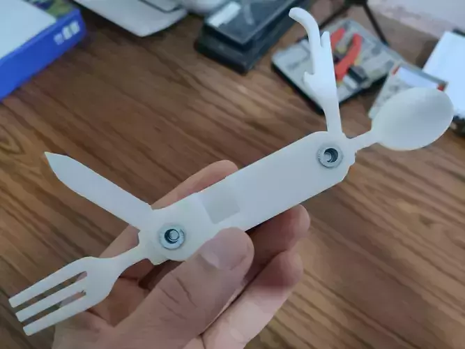4in1 Outdoor Tableware 3D print model