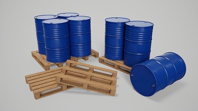 Barrel Low-poly 3D model
