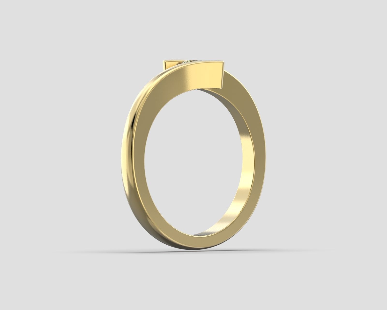 R 035 Standard Bypass Ring 3D print model_6
