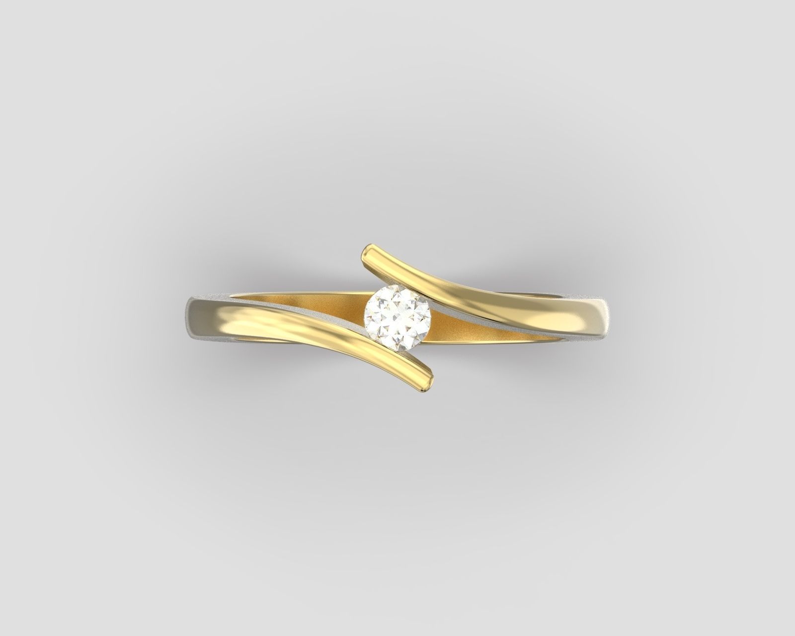 R 035 Standard Bypass Ring 3D print model_5