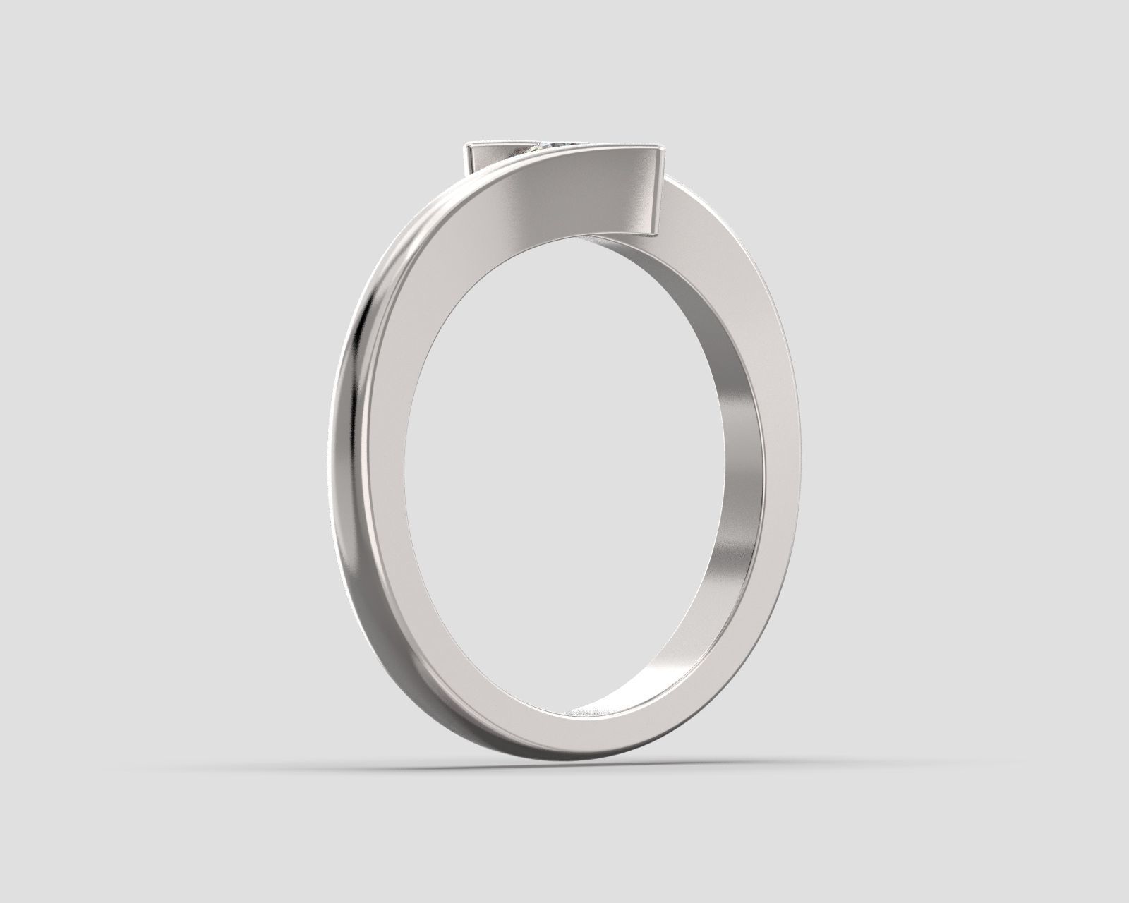 R 035 Standard Bypass Ring 3D print model_4