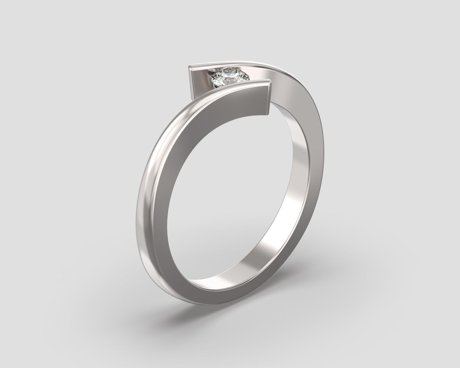 R 035 Standard Bypass Ring 3D print model_1