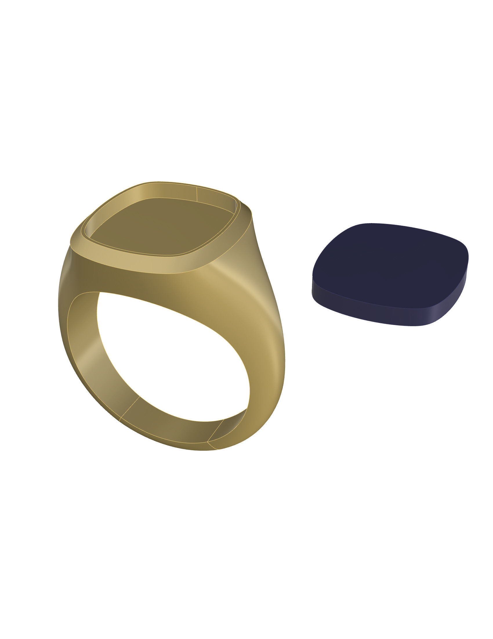 Ring Mens 3D print model_19