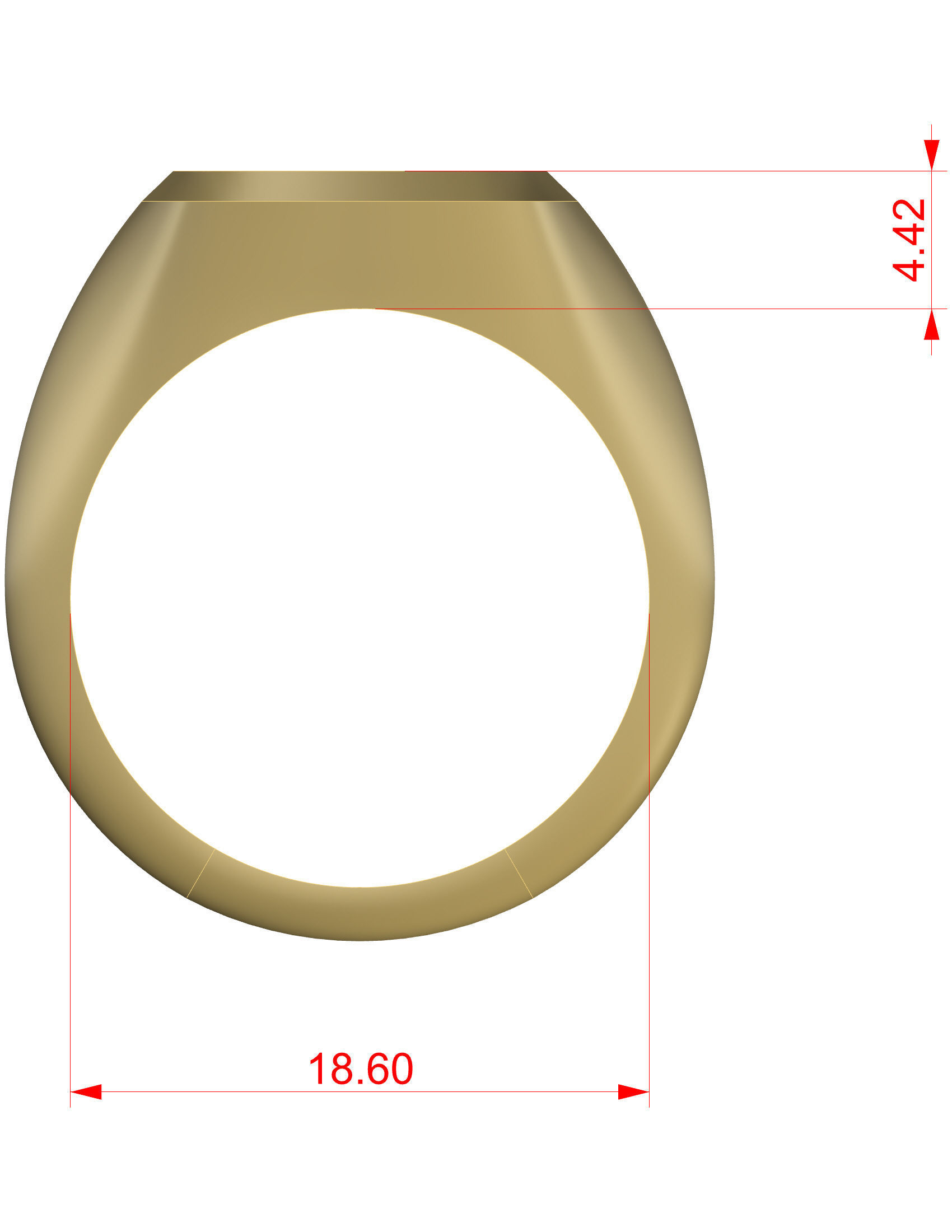 Ring Mens 3D print model_29