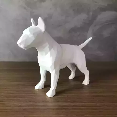 Low Poly Bull Terrier
