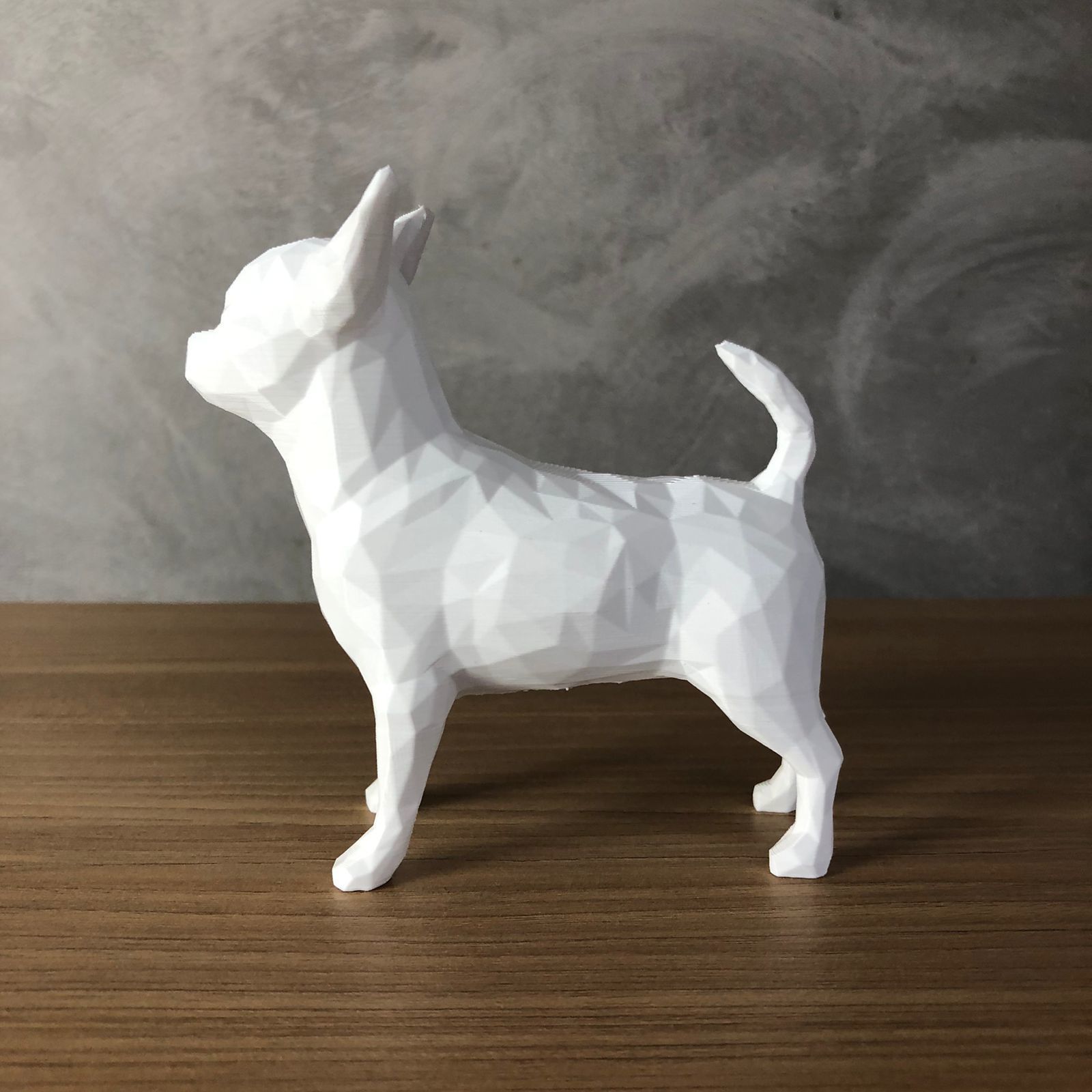 Low Poly Chihuahua 3D print model_3