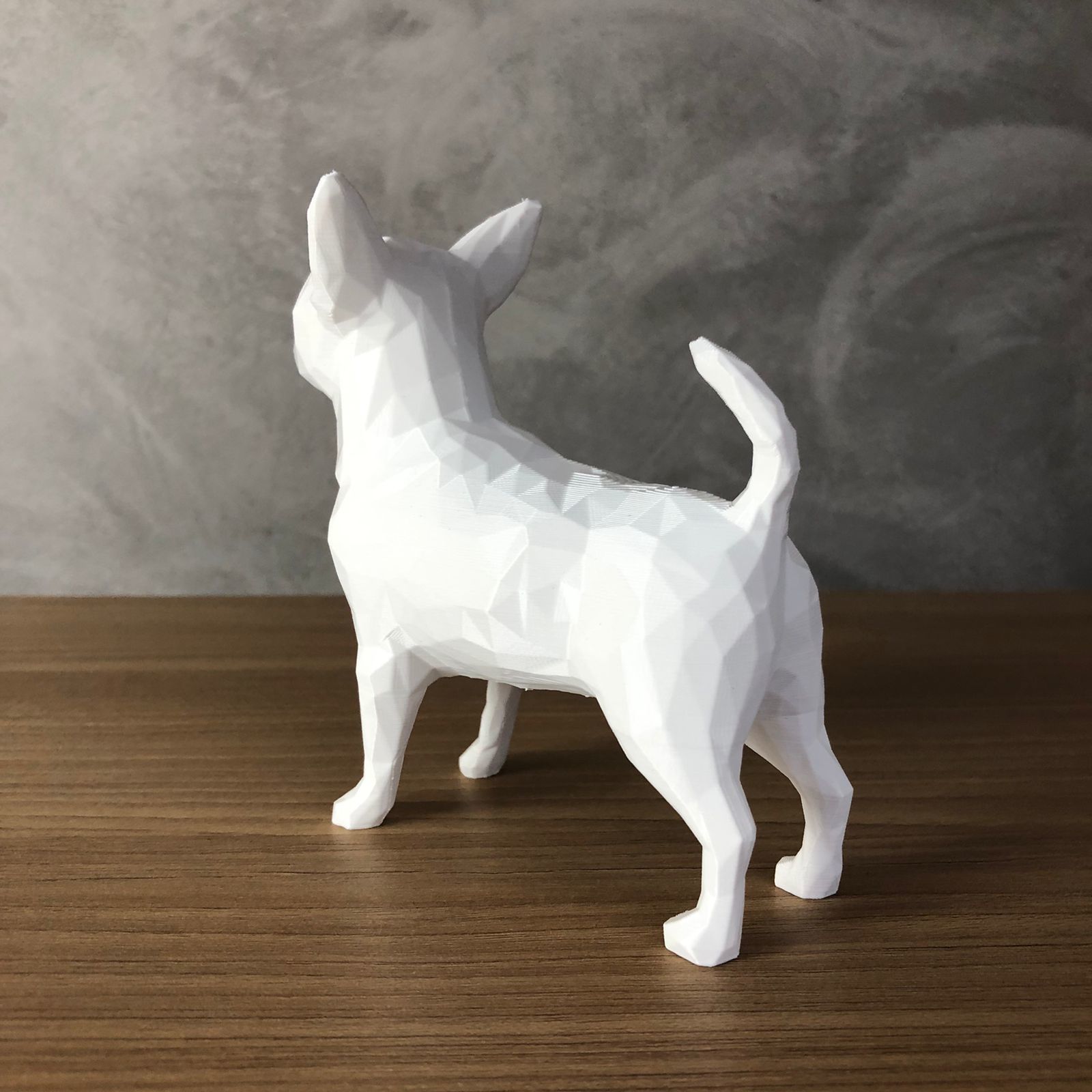 Low Poly Chihuahua 3D print model_4