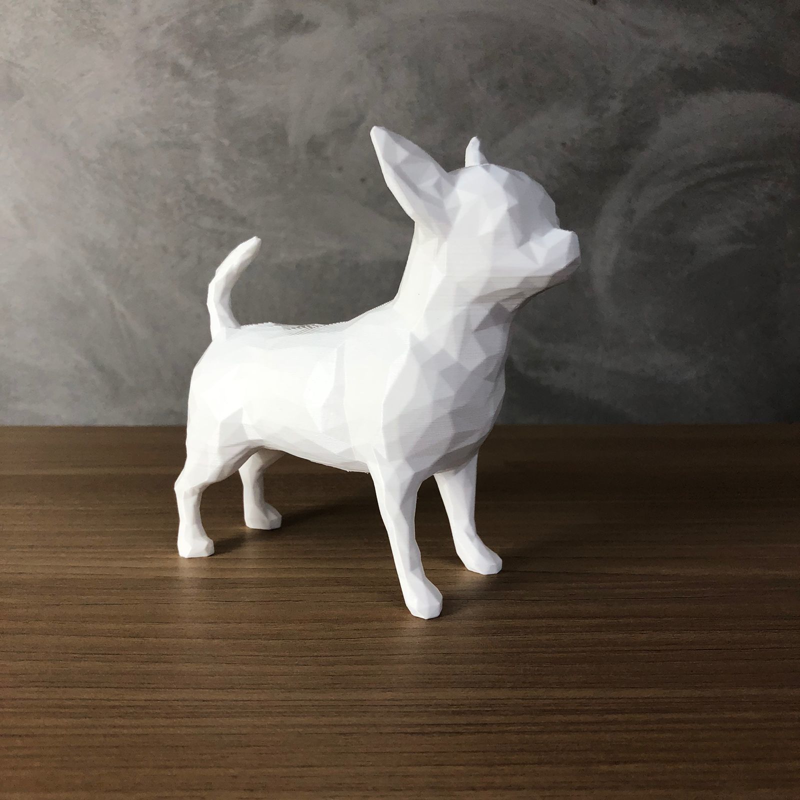 Low Poly Chihuahua 3D print model_5