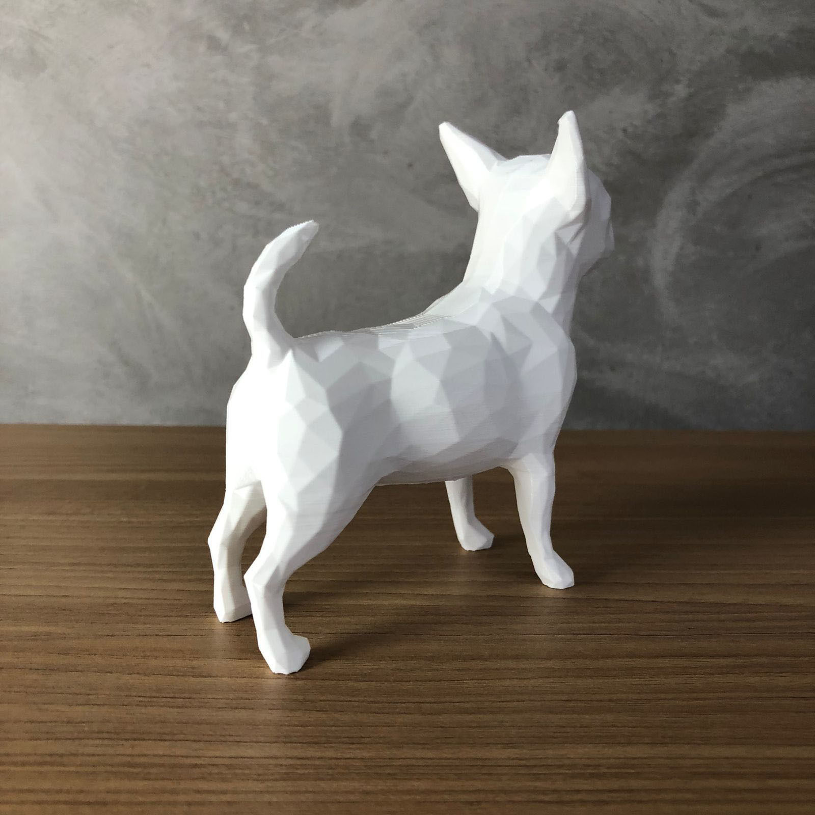 Low Poly Chihuahua 3D print model_2