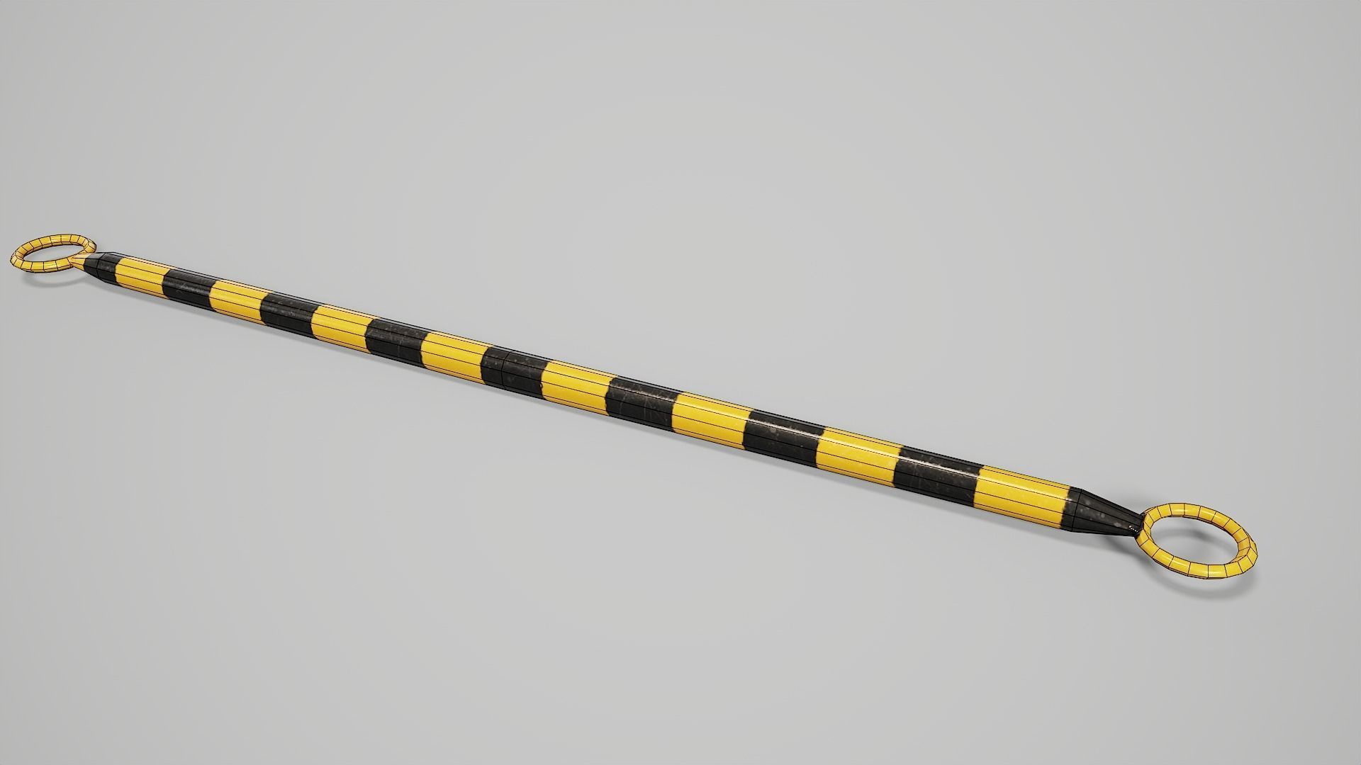 Traffic Cones Low-poly 3D model_10
