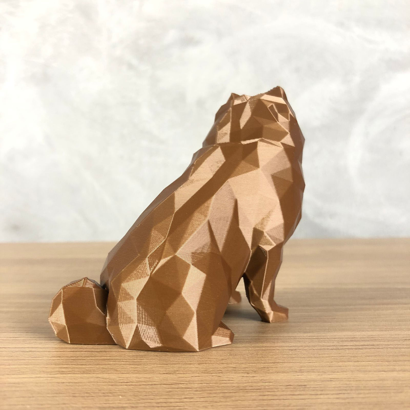 Low Poly Chow Chow 3D print model_3