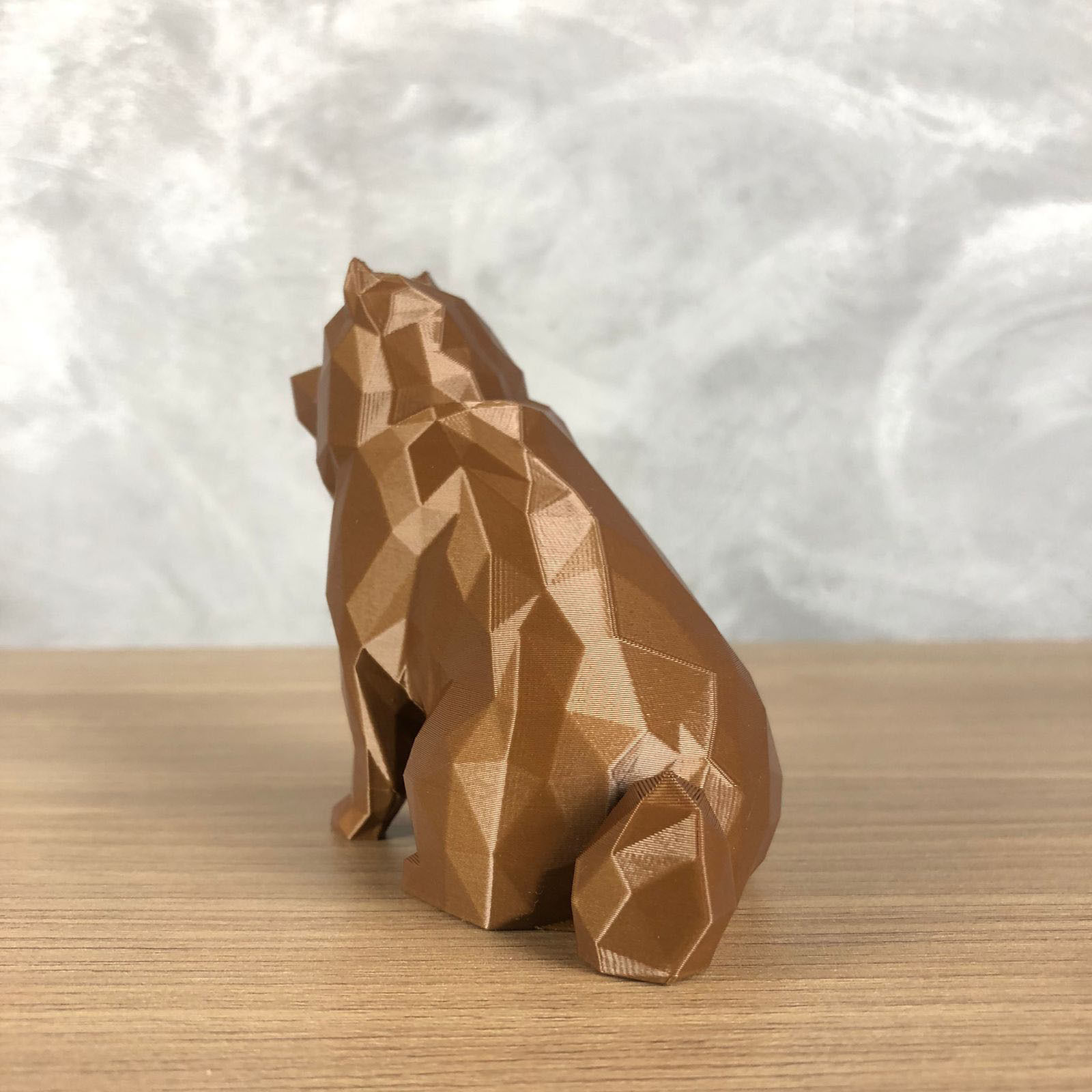 Low Poly Chow Chow 3D print model_4