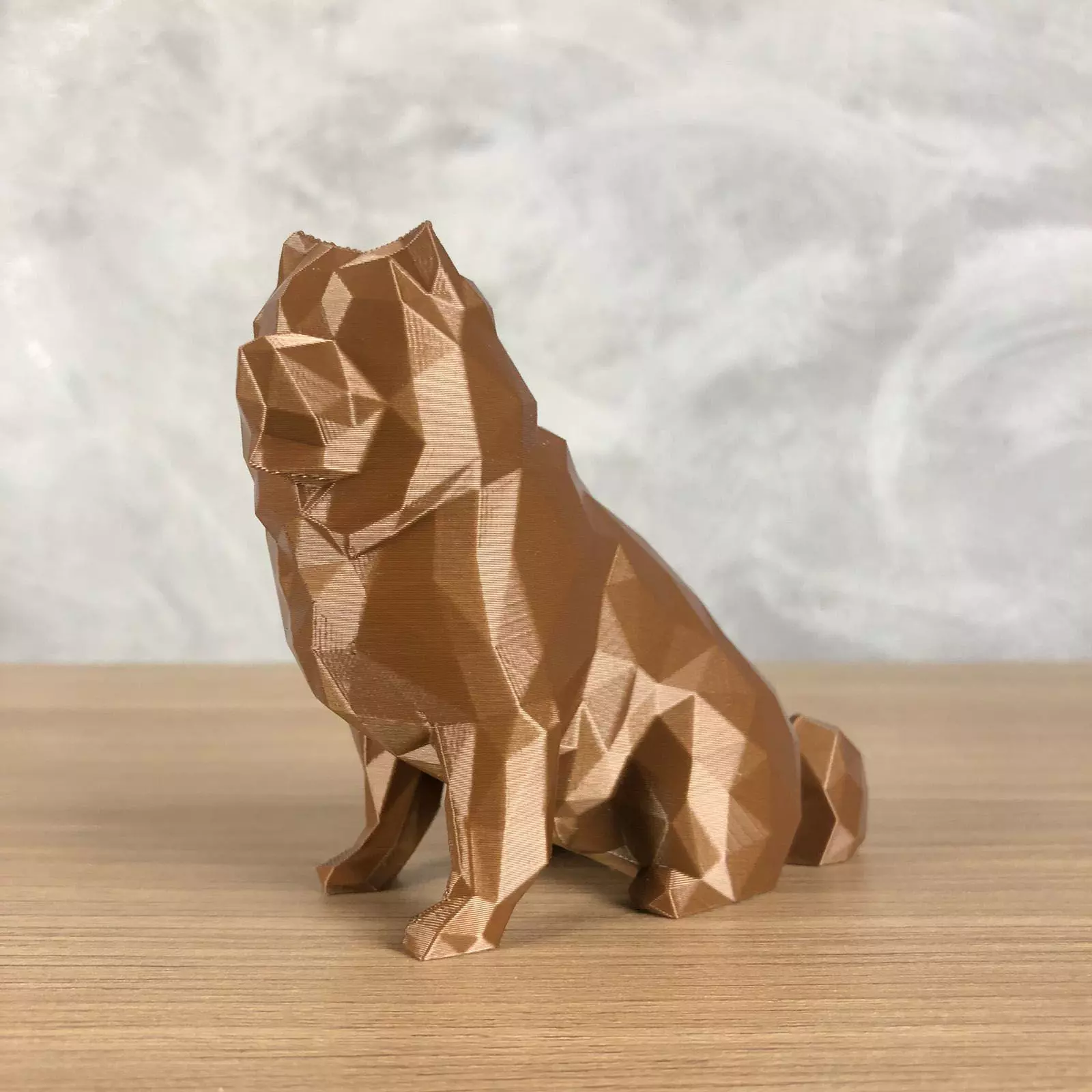 Low Poly Chow Chow 3D print model_0