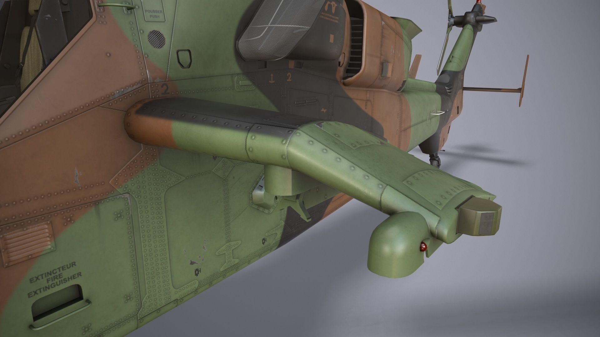 EC-665 Tiger HAD France Static Low-poly 3D model_12