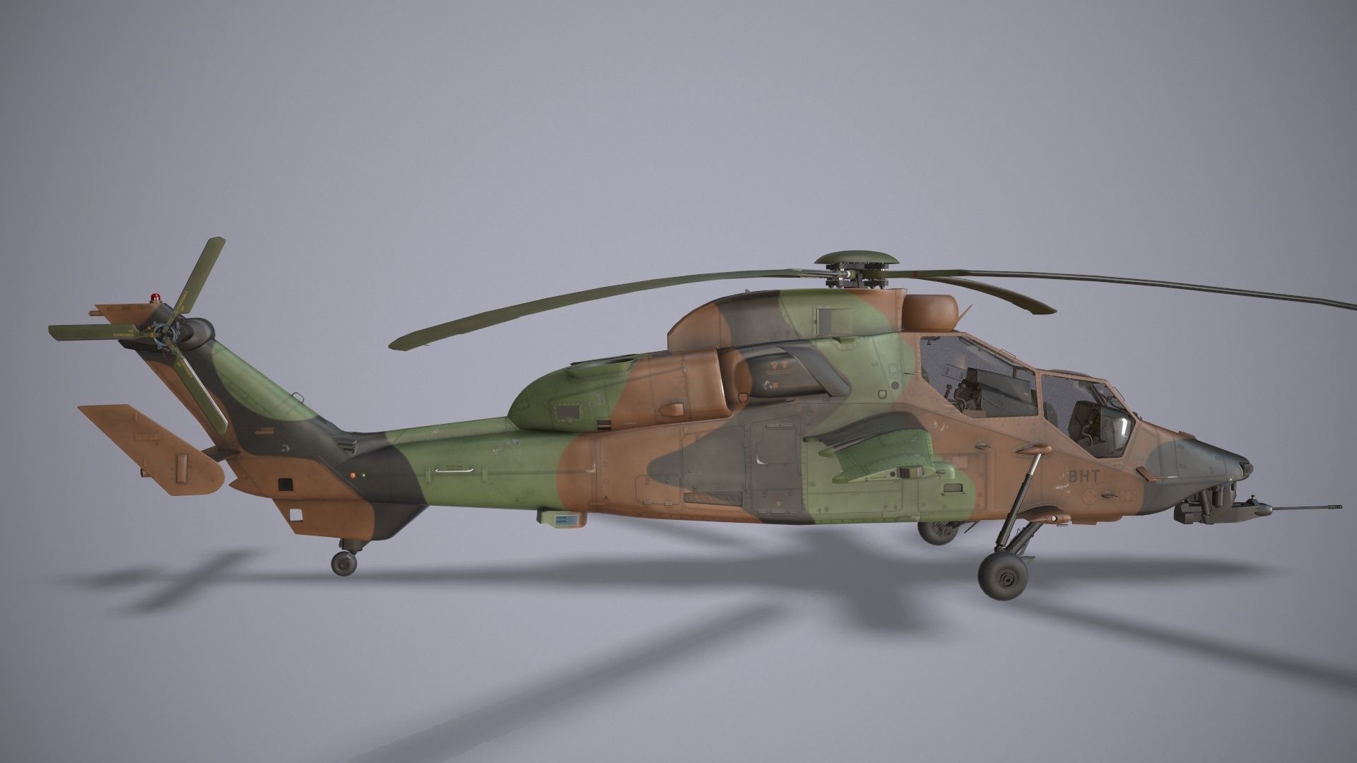 EC-665 Tiger HAD France Static Low-poly 3D model_8