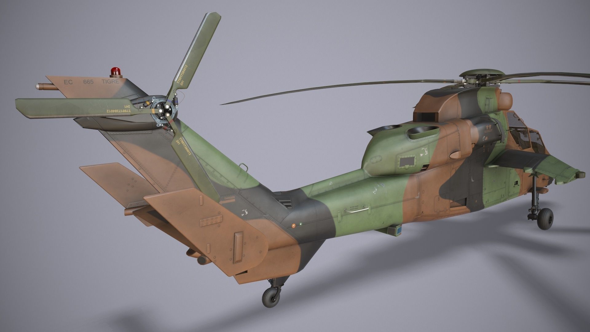 EC-665 Tiger HAD France Static Low-poly 3D model_7