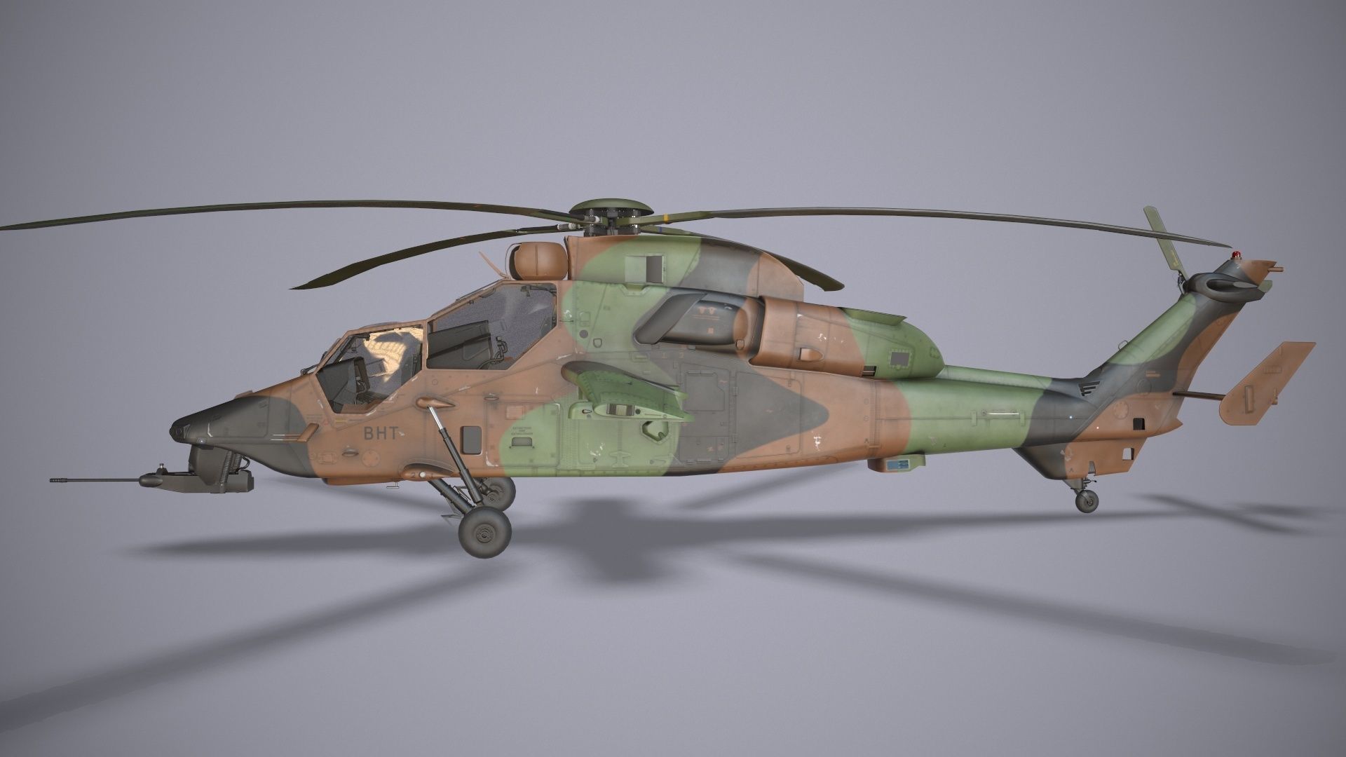 EC-665 Tiger HAD France Static Low-poly 3D model_5