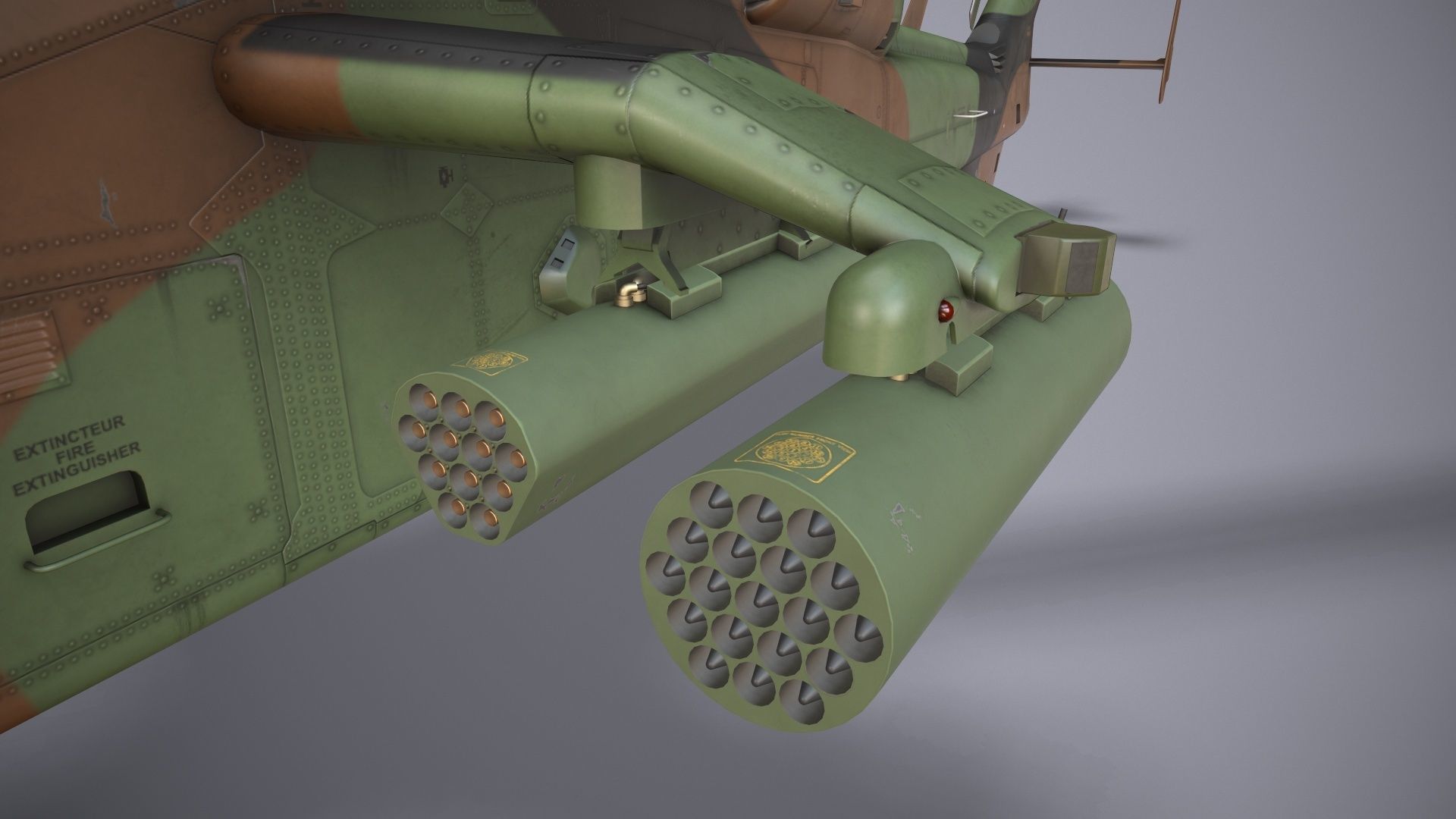 EC-665 Tiger HAD France Static Low-poly 3D model_23