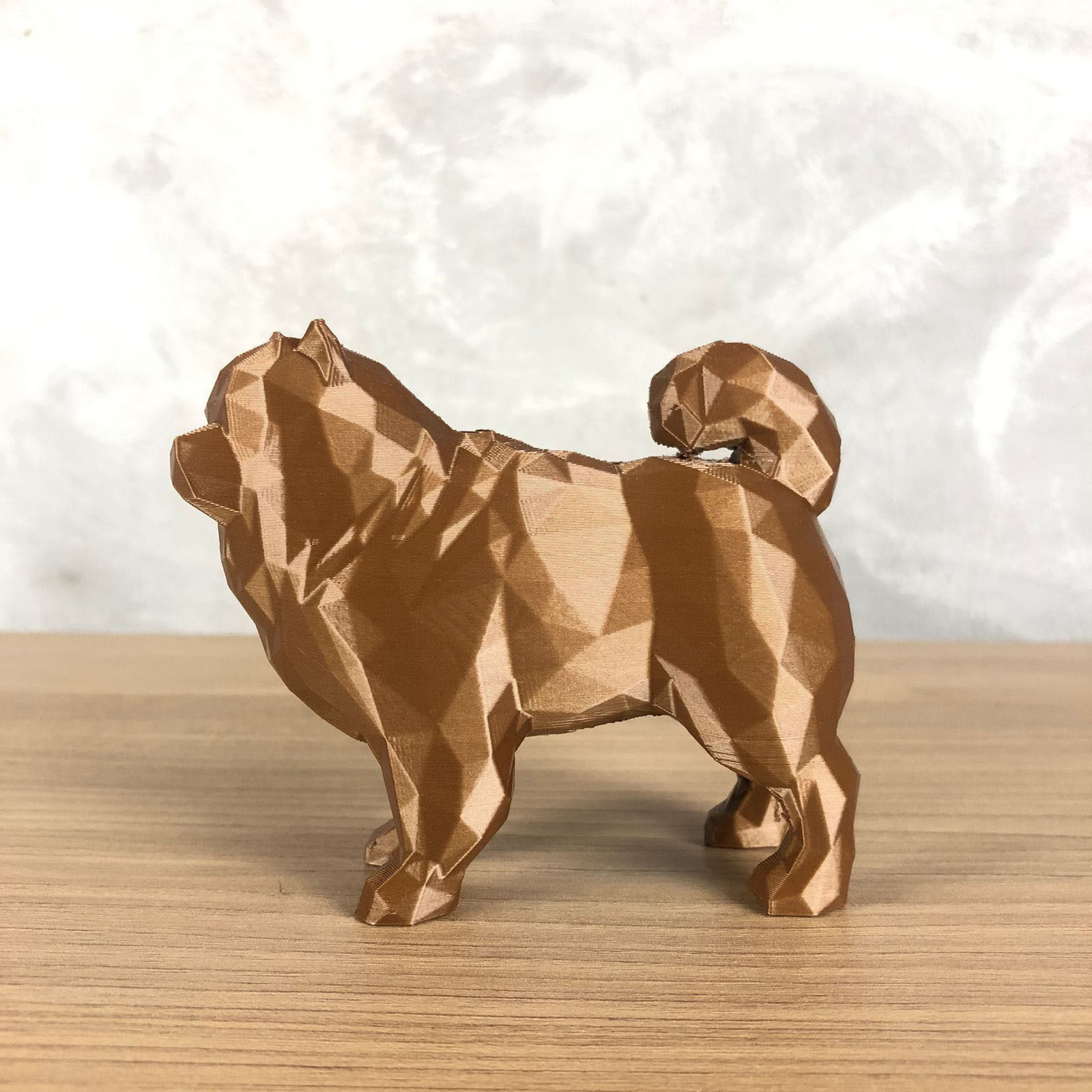 Low Poly Chow Chow 3D print model_5