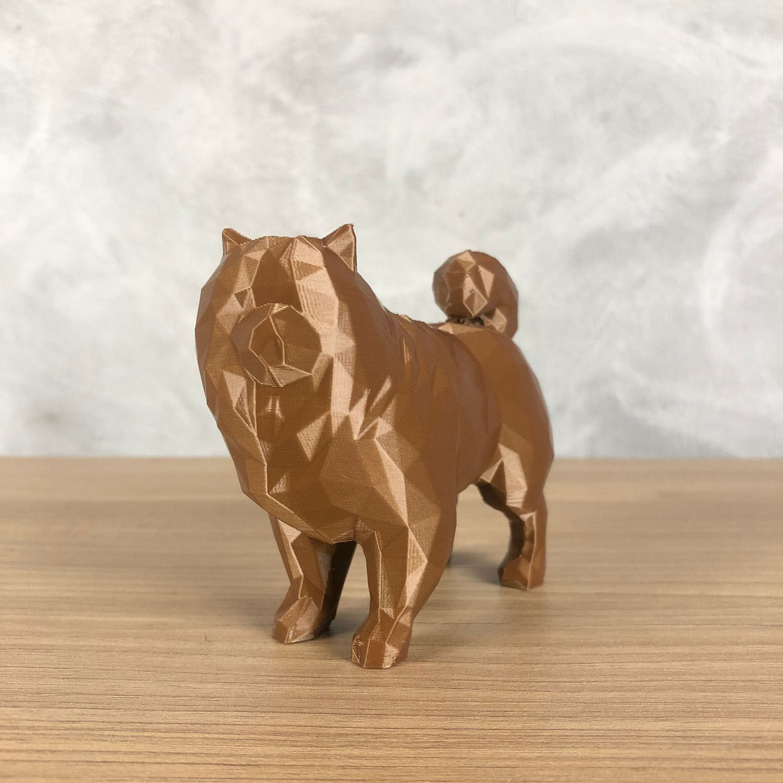 Low Poly Chow Chow 3D print model_6