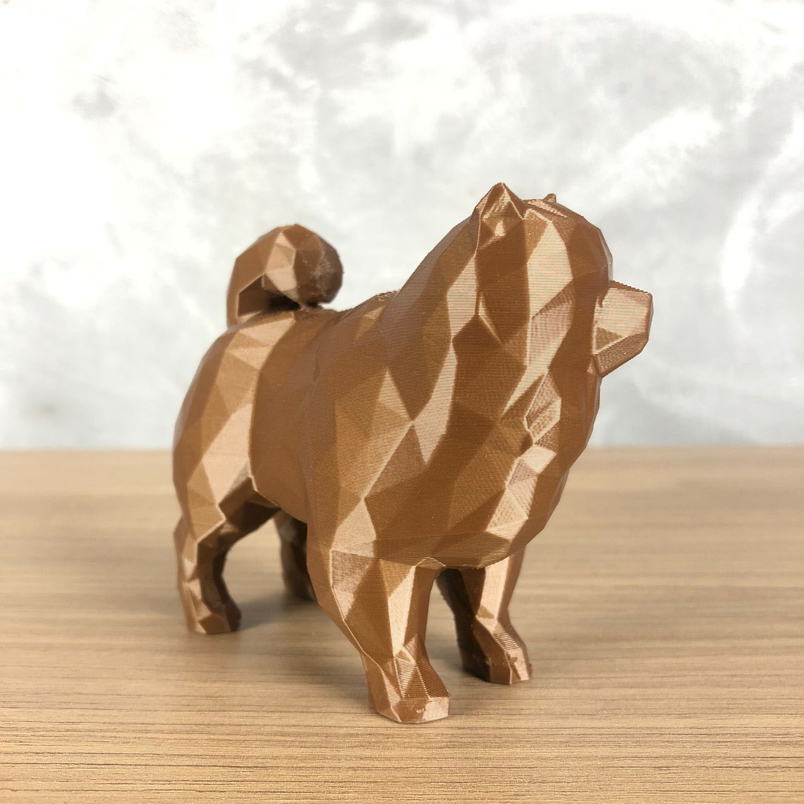 Low Poly Chow Chow 3D print model_2