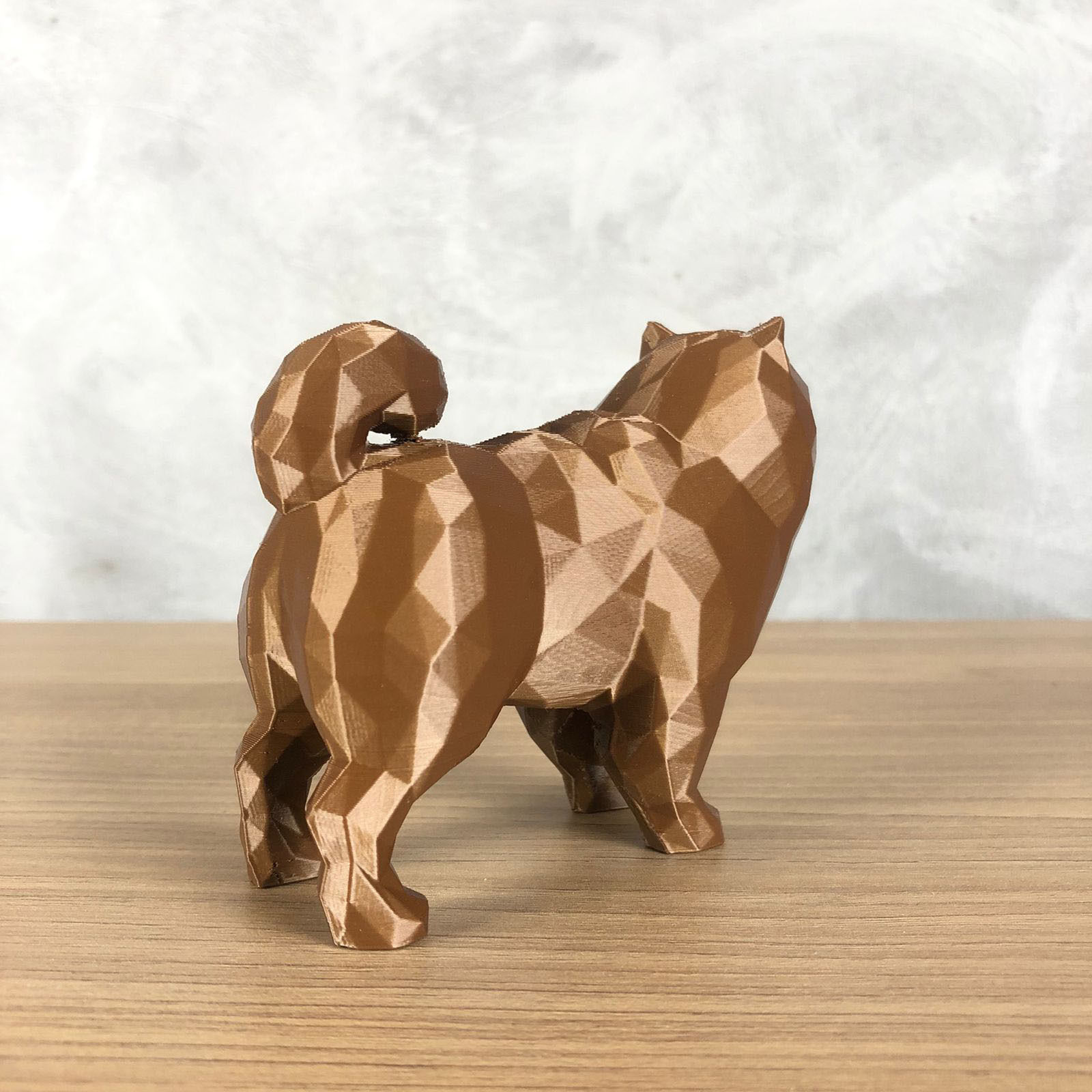 Low Poly Chow Chow 3D print model_3