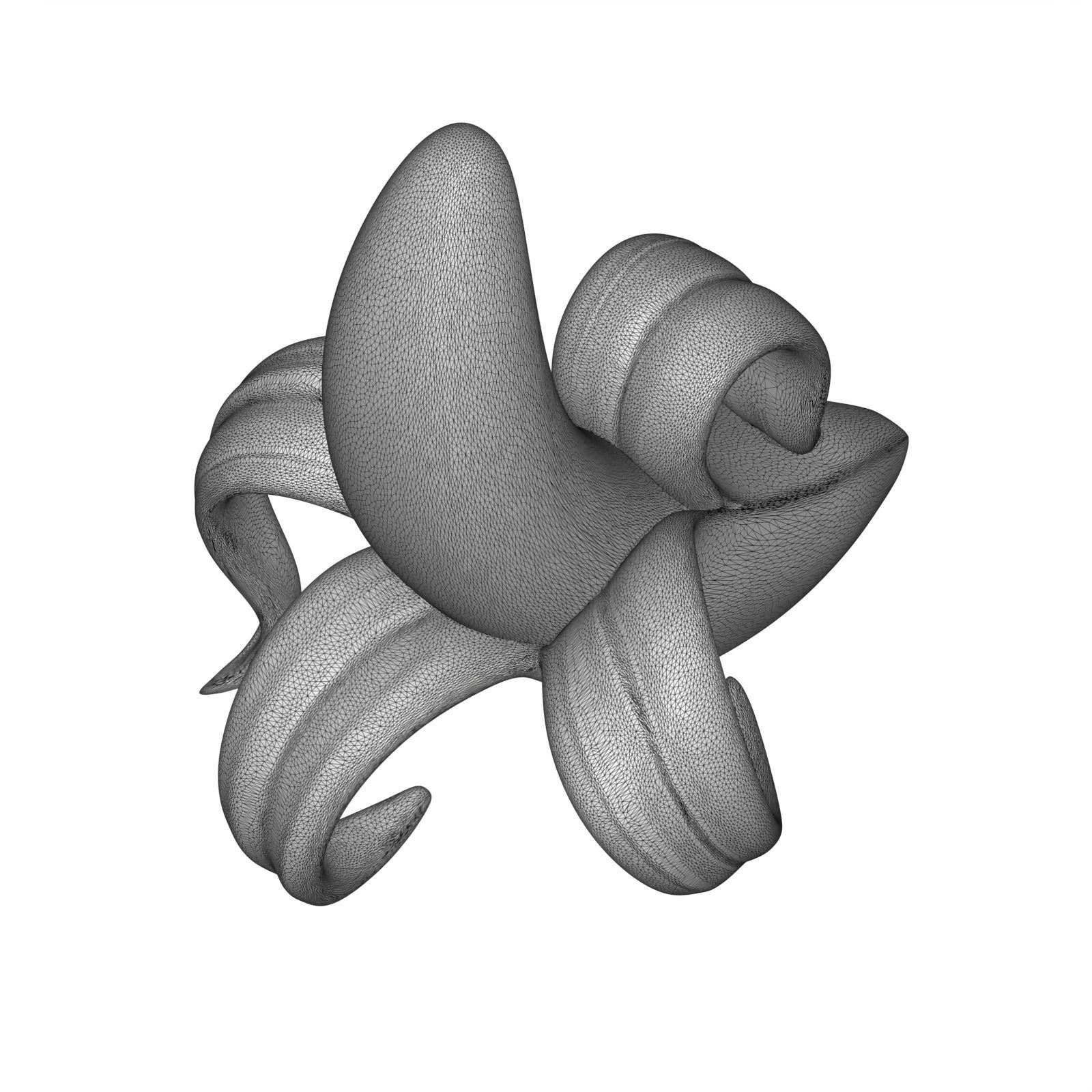 Banana  3D print model_6