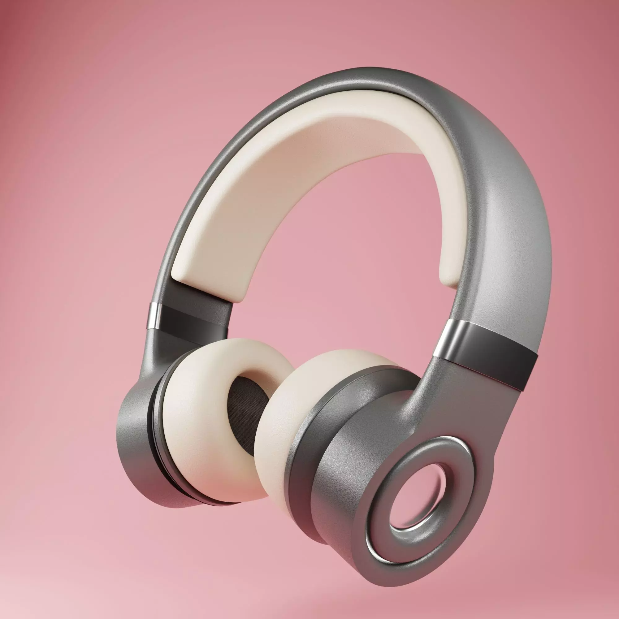 Headphones 3D model_0