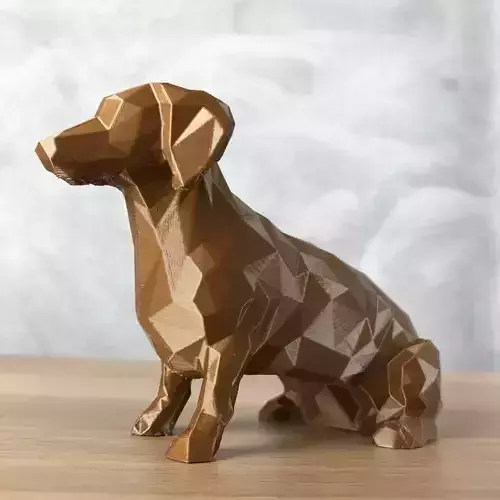 Low Poly Dachshund