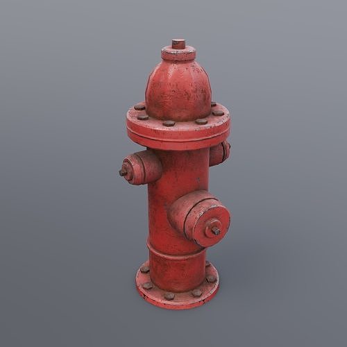 Fire Hydrant Free low-poly 3D model
