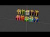 Gift Box Low-poly 3D model_1