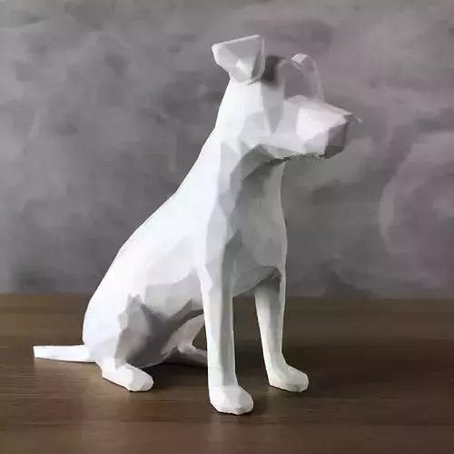 Low Poly Jack Russell