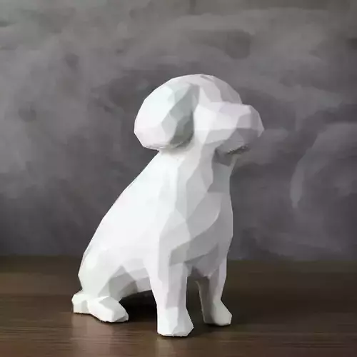Low Poly Poodle