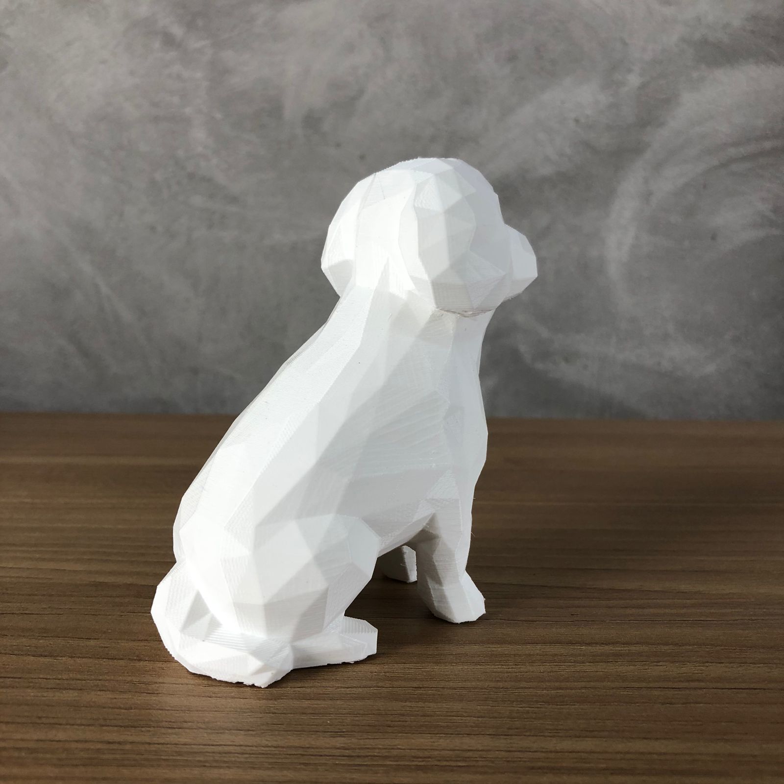 Low Poly Poodle 3D print model_3