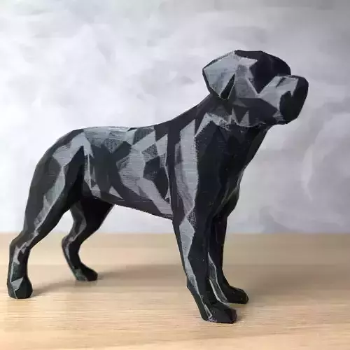 Low Poly Rottweiler