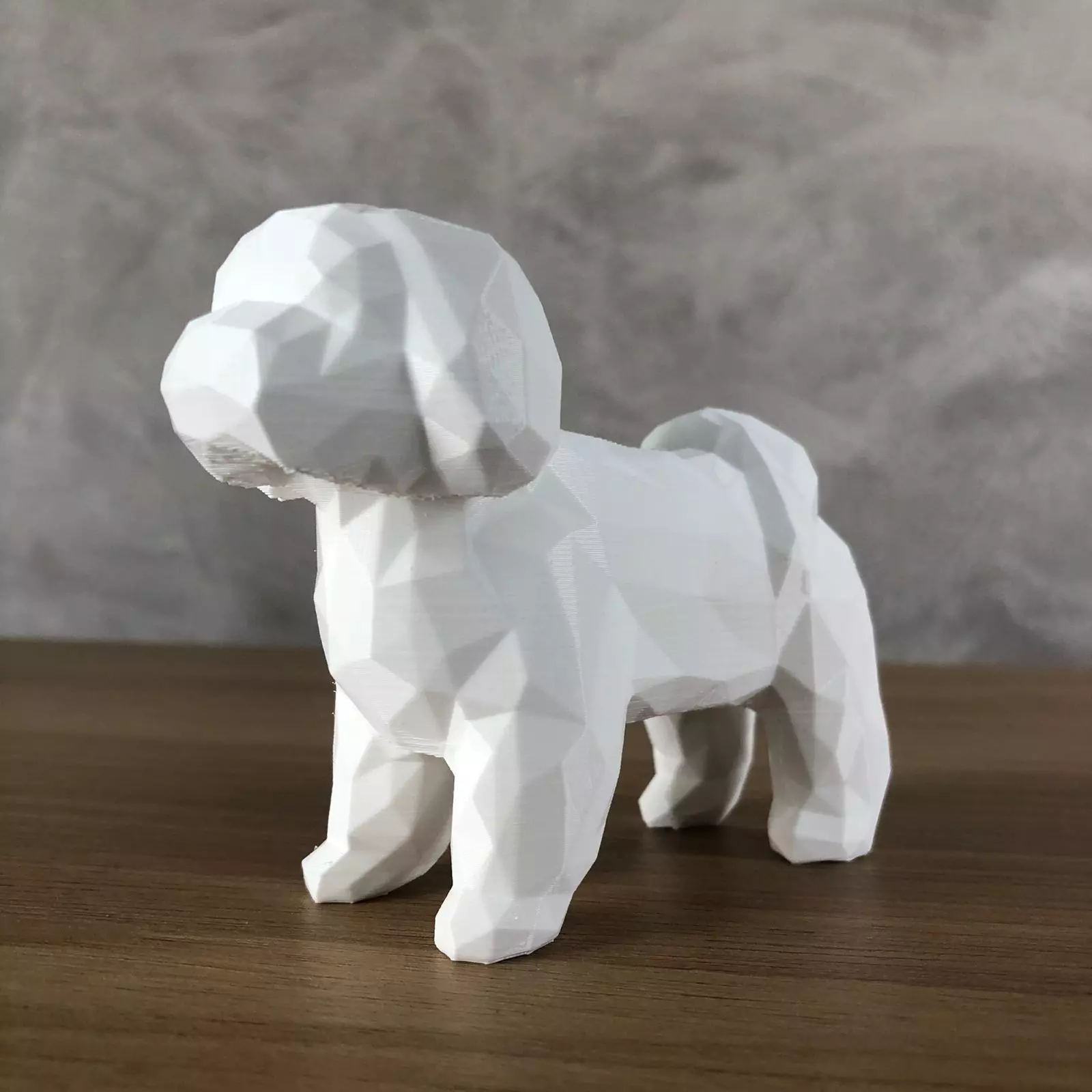 Low Poly Shih tzu 3D print model_0