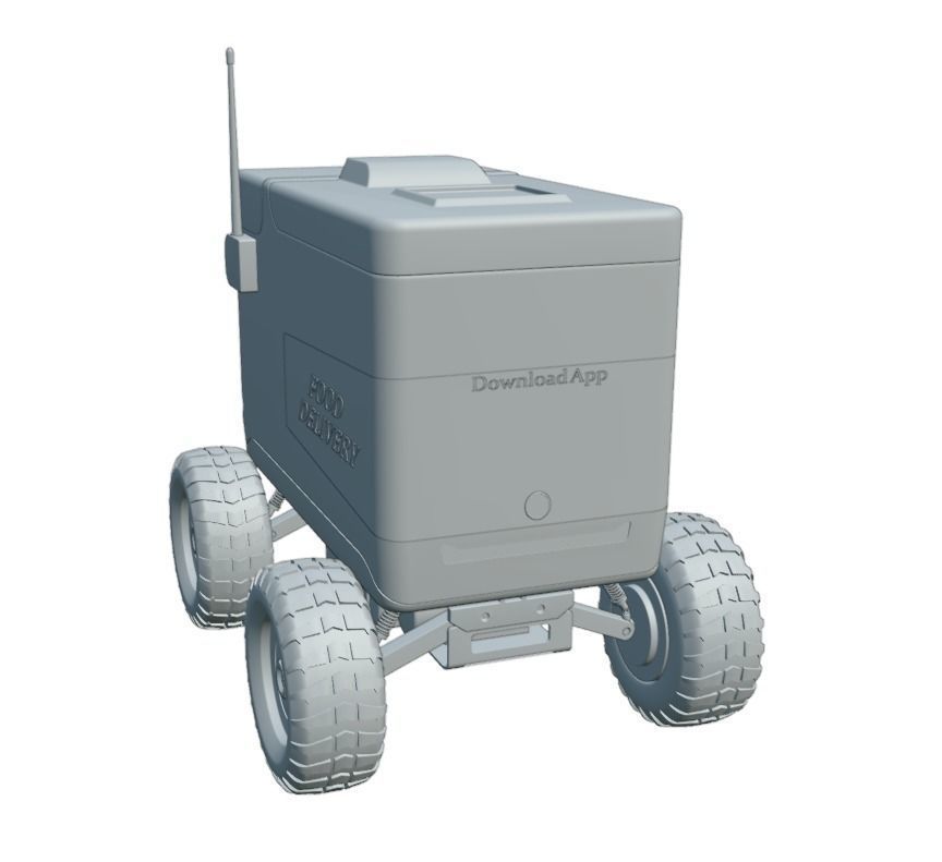 Food Delivery Robot 3D model_7