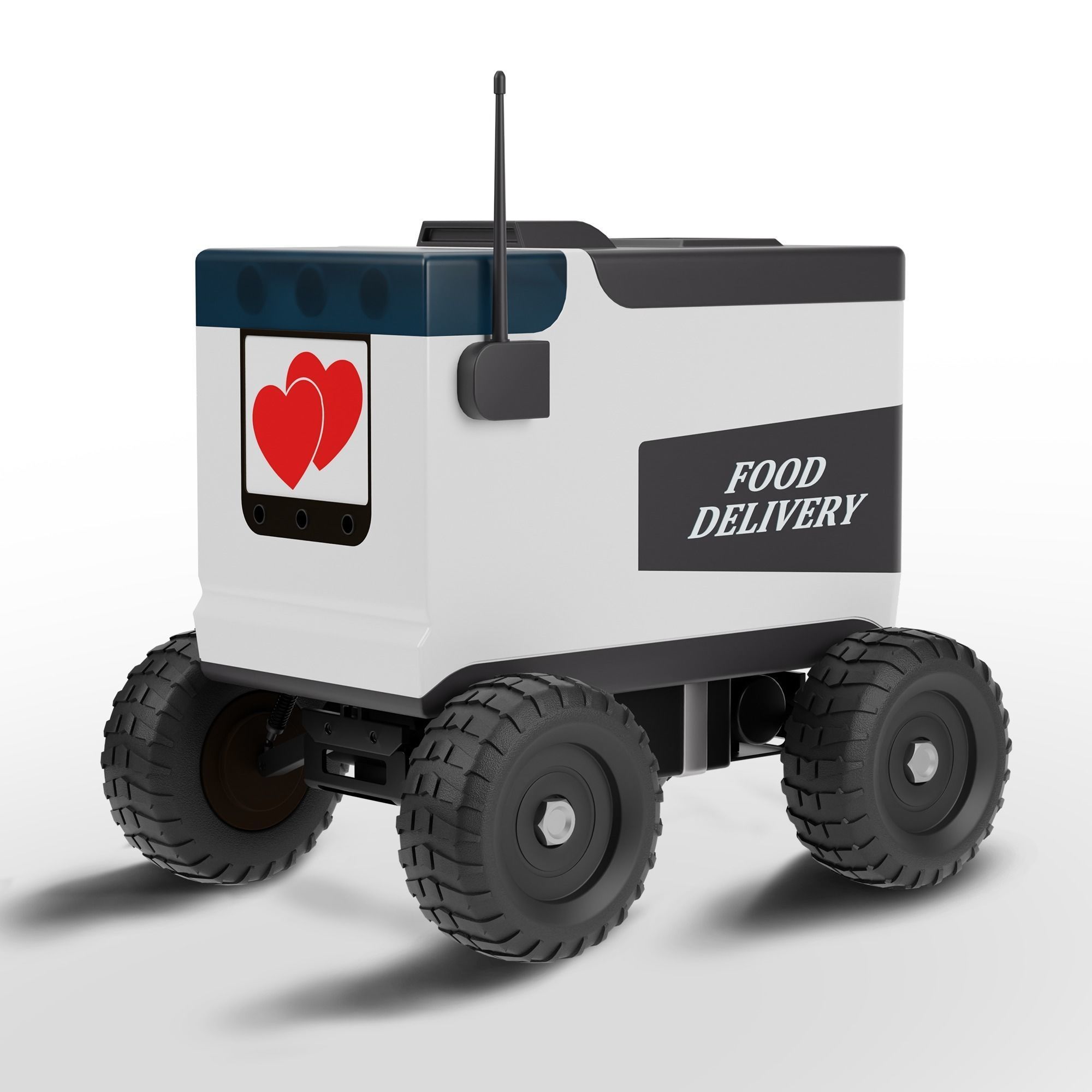 Food Delivery Robot 3D model_5