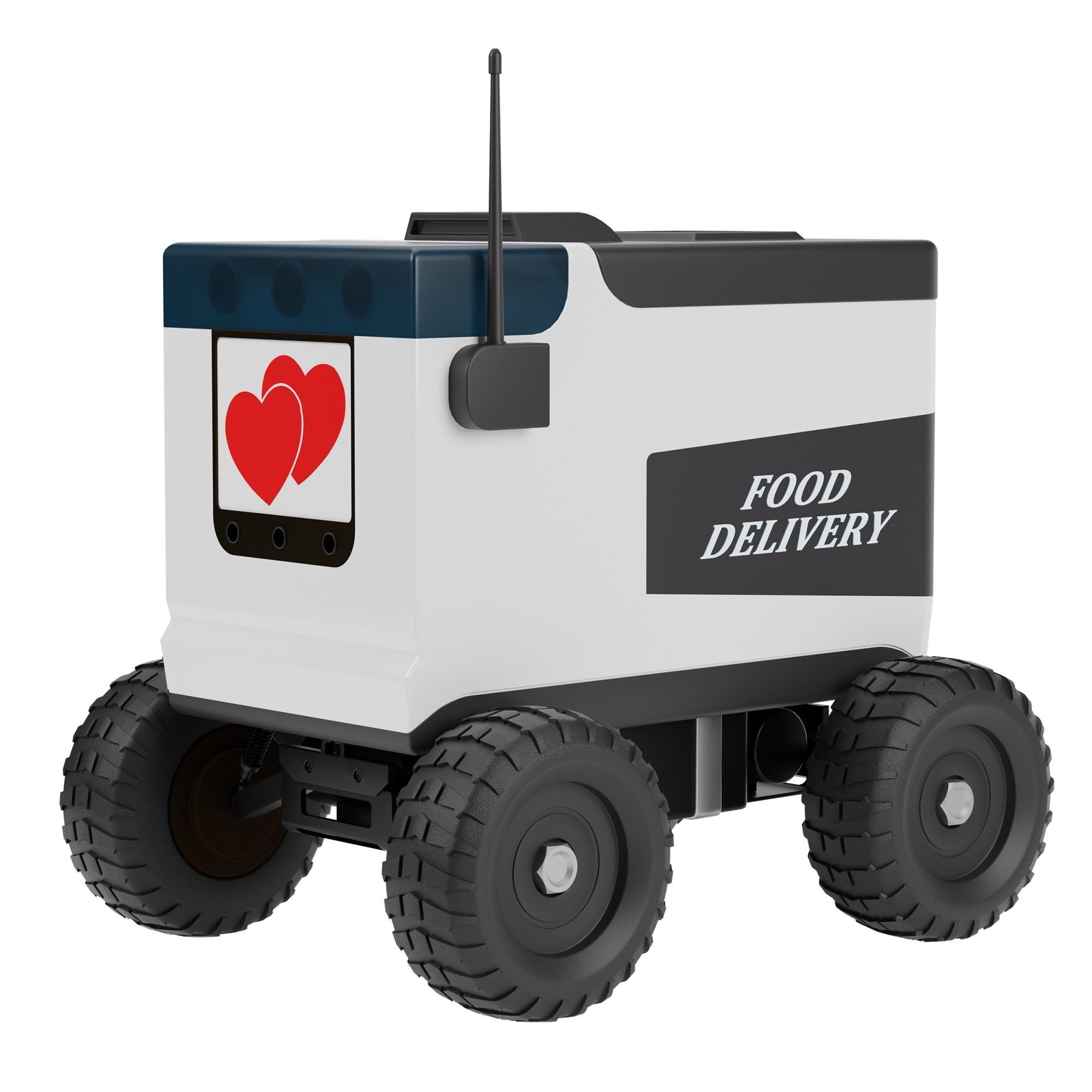 Food Delivery Robot 3D model_1
