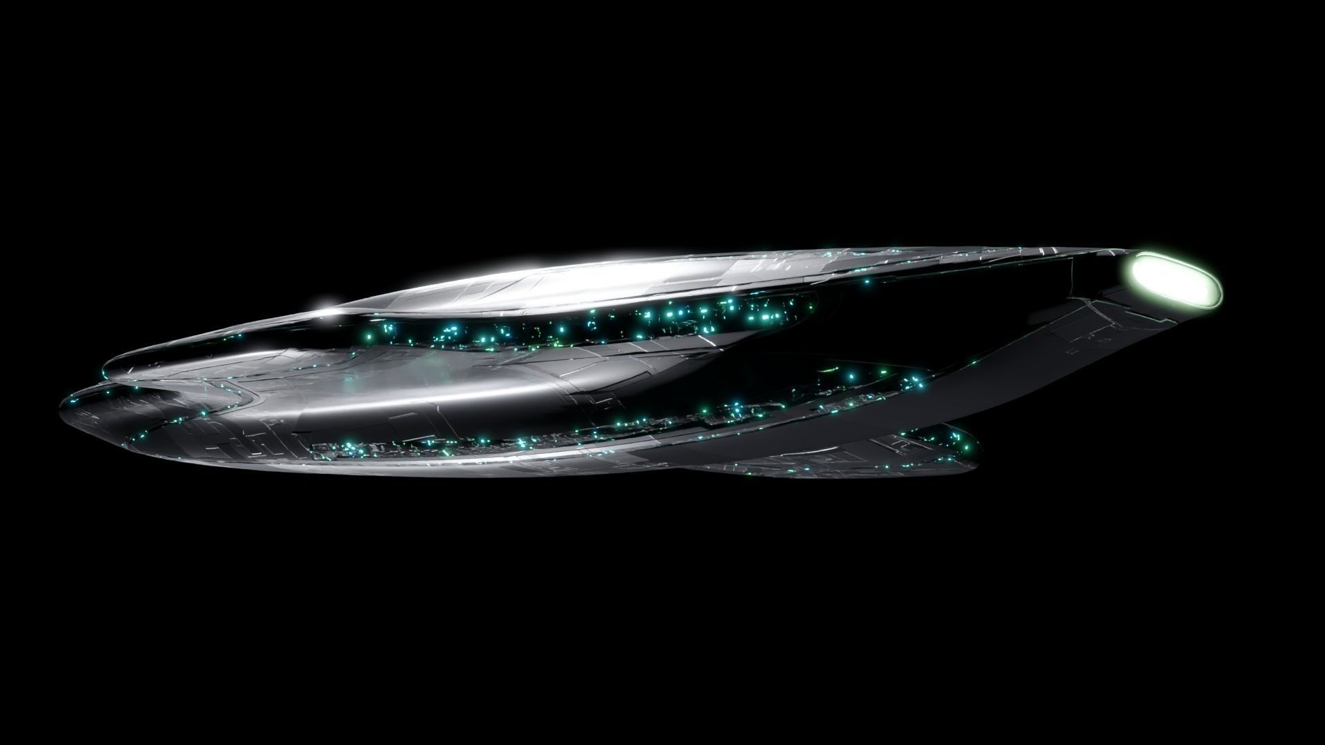 Mothership - Capitalship 3D model_5